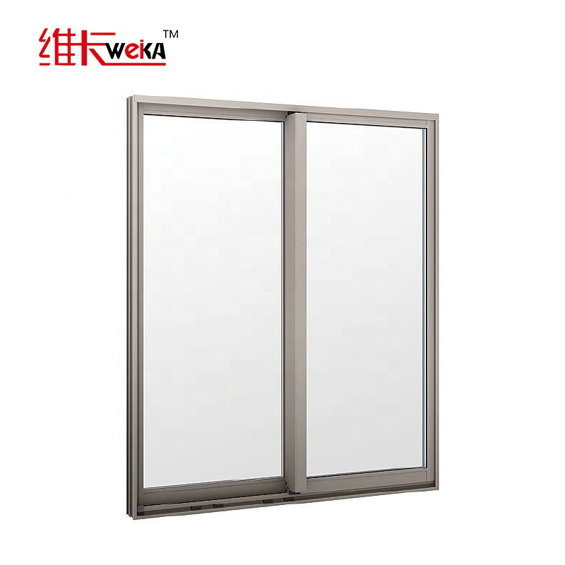 Thermal Insulation Sliding UPVC Windows With Fiberglass Fly Screen And Low Conductivity