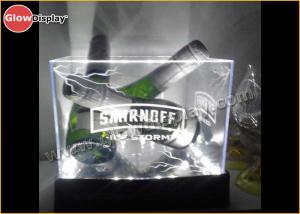 China Smirnoff ABS LED Clear Acrylic Ice Buckets on sale