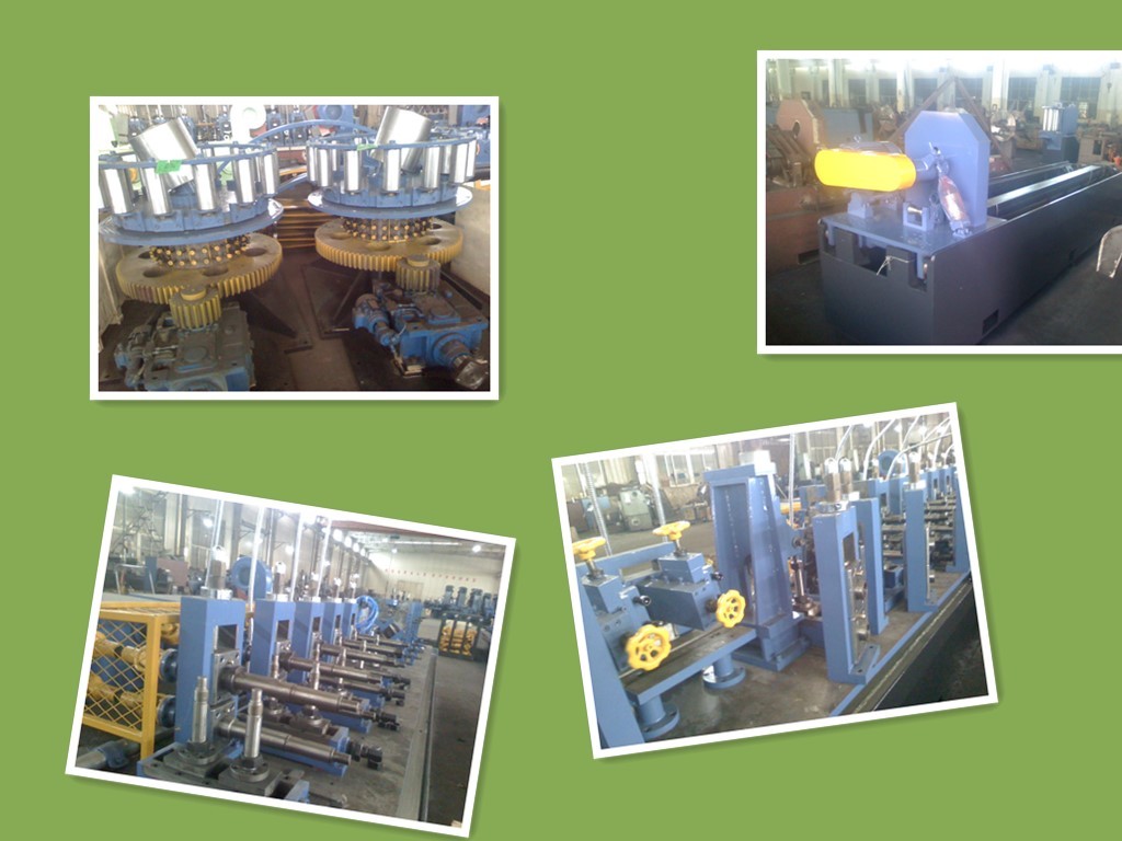 Low Carbons Steel Pipe Production Line With Accumulator Stable