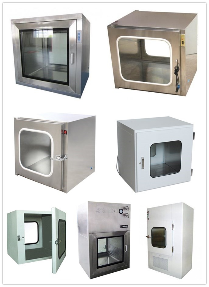 220V 50Hz Laboratory Cleanroom Pass Through Box Laminar 660*500*580mm
