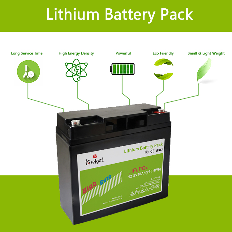 12.8v 18ah Lifepo4 Lithium Ion Battery Large Capacity Phosphate Pack