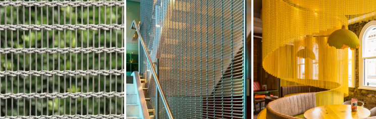 Stainless Steel Brass Expand Decorative Wire Mesh For Cabinets Crafts Furniture