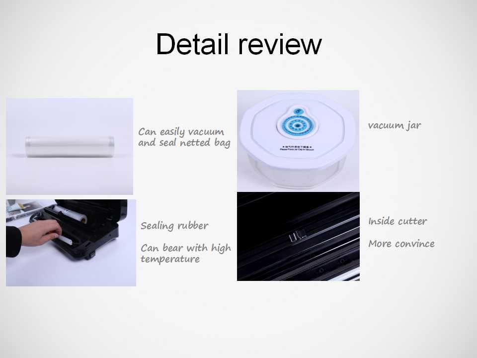 HZ-300 Vacuum Sealer Packaging Machine Netted Bag With Temperature Sensor