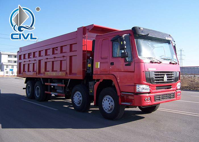 HOWO 8x4 Heavy Duty Dump Truck 50ton Tipper truck 10 wheel sand dump truck HYVA Hdraulic lifting system