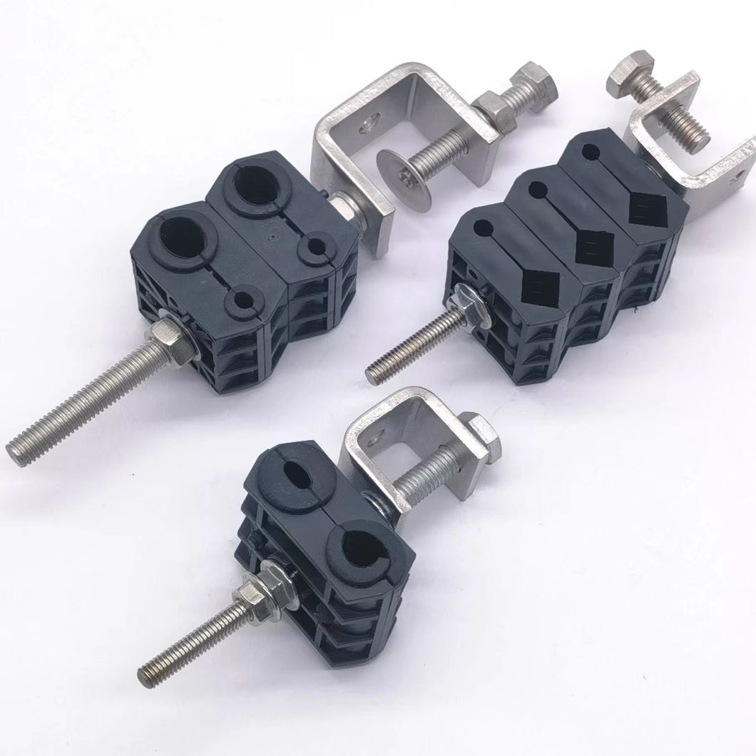 Combined Cable Clamp for Rru Fiber Optical Cable and DC Power Cable