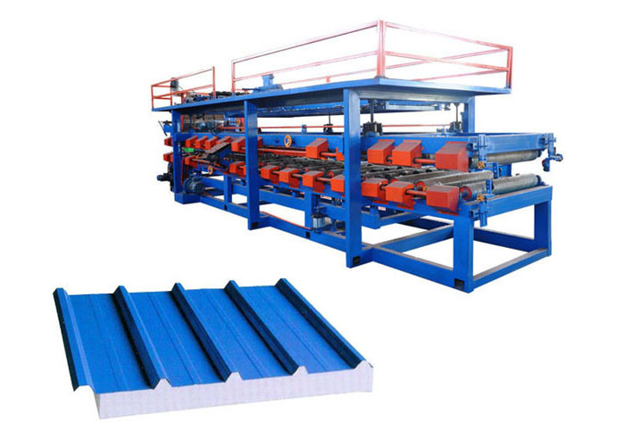 Automatic Sandwich Panel Forming Machine Total Weight 16 Tons Shaft Number 24