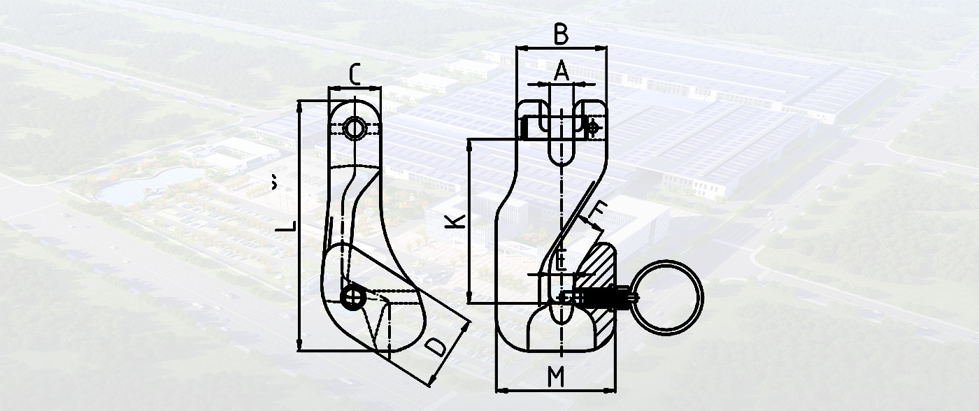 SLR871-CLEVIS ANGLE REGULATOR HOOK