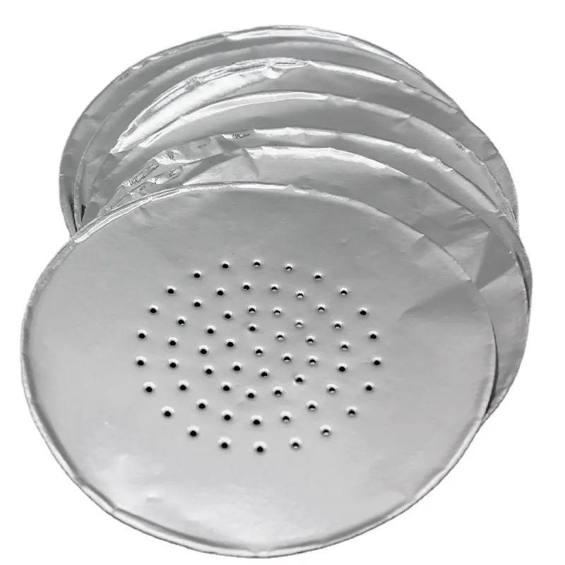 Sliver Round Pre Cut Sheet Shisha Aluminum Foil with Customized Width 8011 Alloy