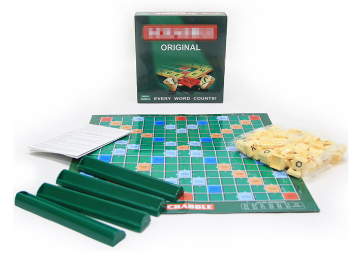 Scrabble Game Set Chess Games Scrabble Letters Tile Board Toy Magnetic Blocks For Toddlers