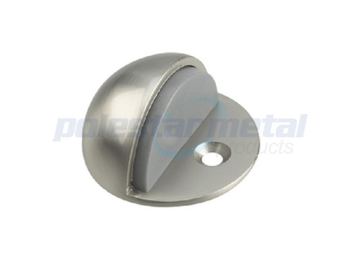 Black Solid Brass Decorative Door Hardware Contemporary Flat Top Door Stop
