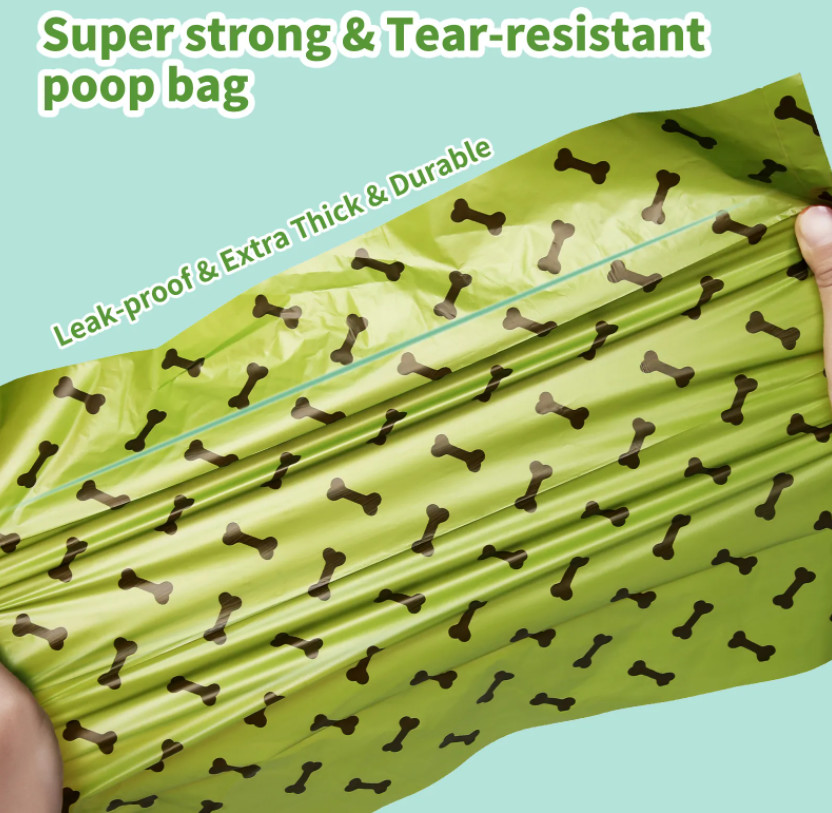 Eco Friendly Biodegradable Garbage Bags Compostable Degradable Poo Bags