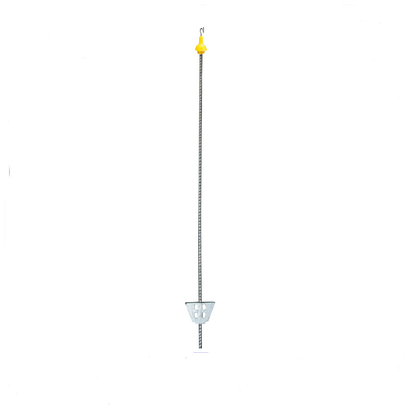 Hot Dipped Modern Base Welded Stylish Home Designed Stainless Oval Spring Steel Fence Post QL804
