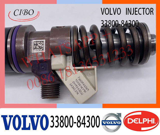 33800-84300 Common Rail For H-Yundai 12.9 L 12.9 Diesel Engine Fuel Injector BEBE1R14101