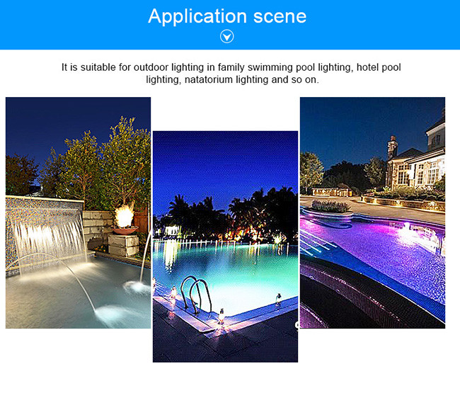 Color Changing Par 56 waterproof lights for swimming pool GX16D RGB IP68 Synchronous Control