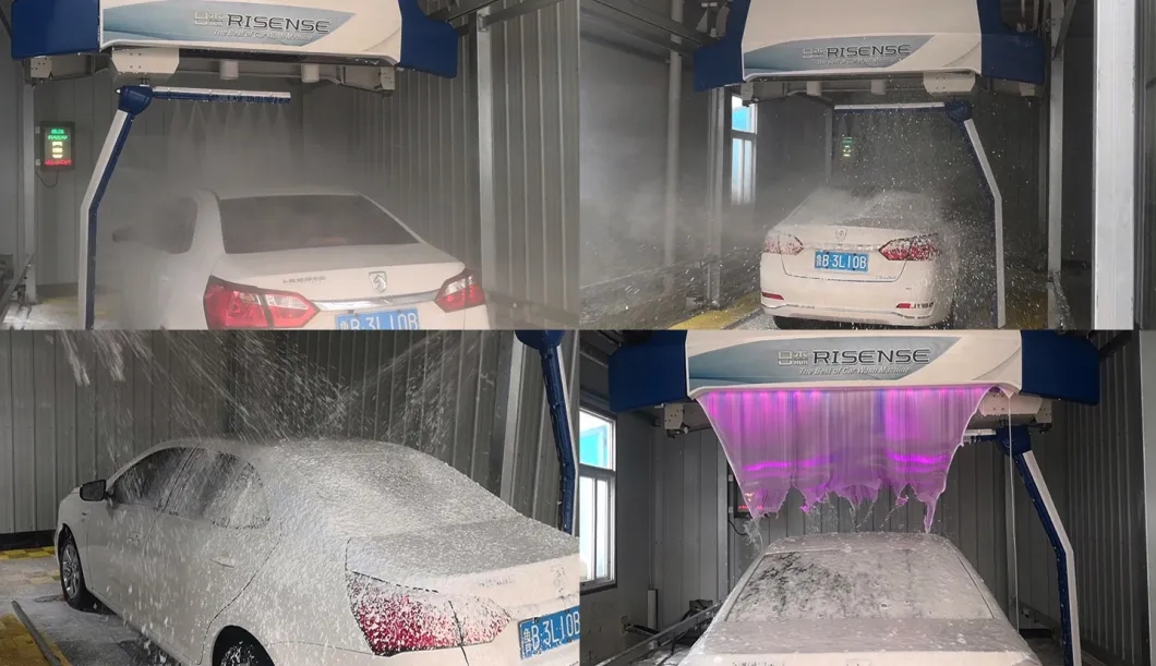 Hot Dipped Galvanized Steel Frame Auto Touchless Car Wash System OEM