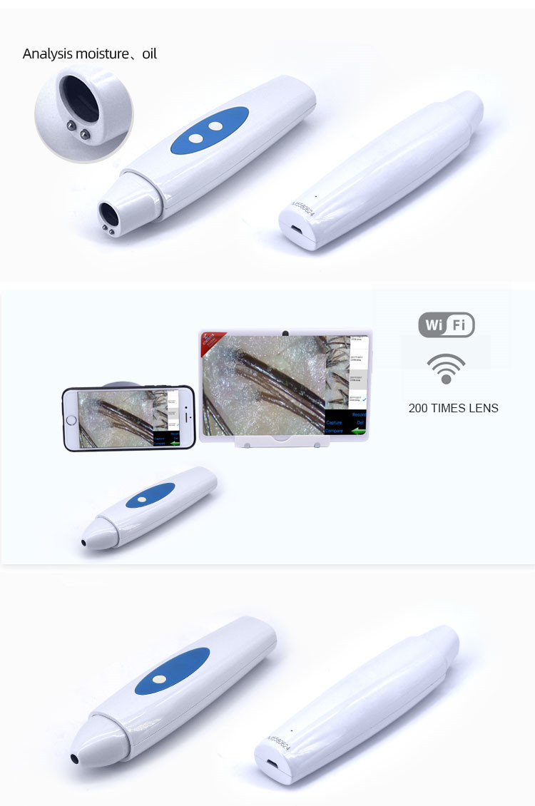 Beauty Portable Skin Analyzer Hair Analyzer Scanner Machine