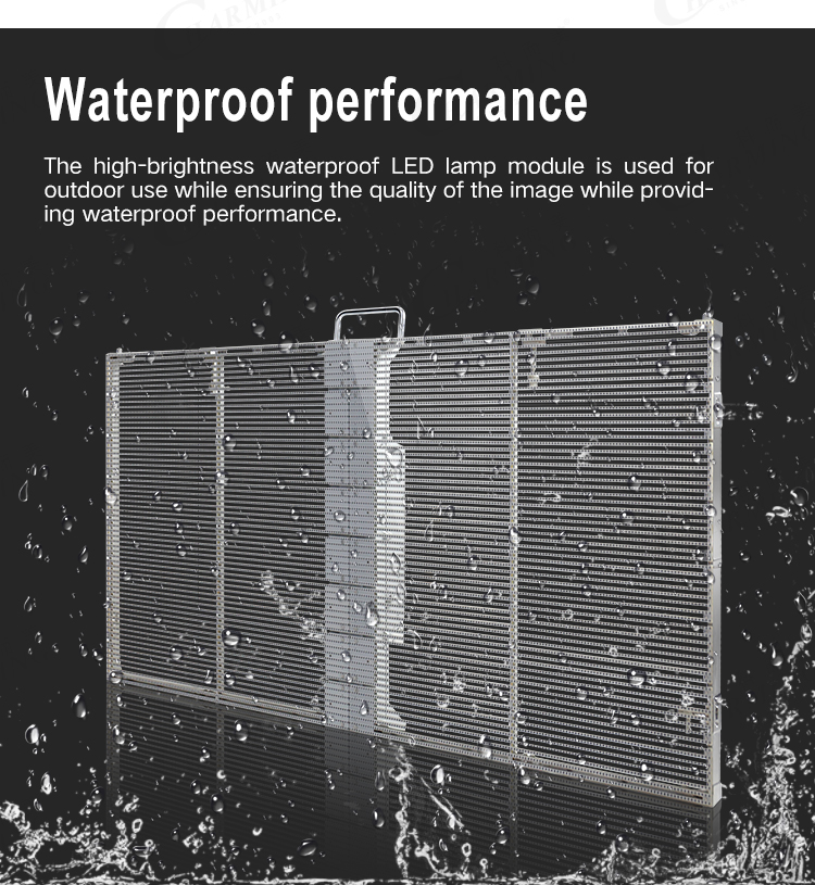 Full Color Transparent LED Video Wall 1000X500mm P3.91 Outdoor LED Display Cabinet