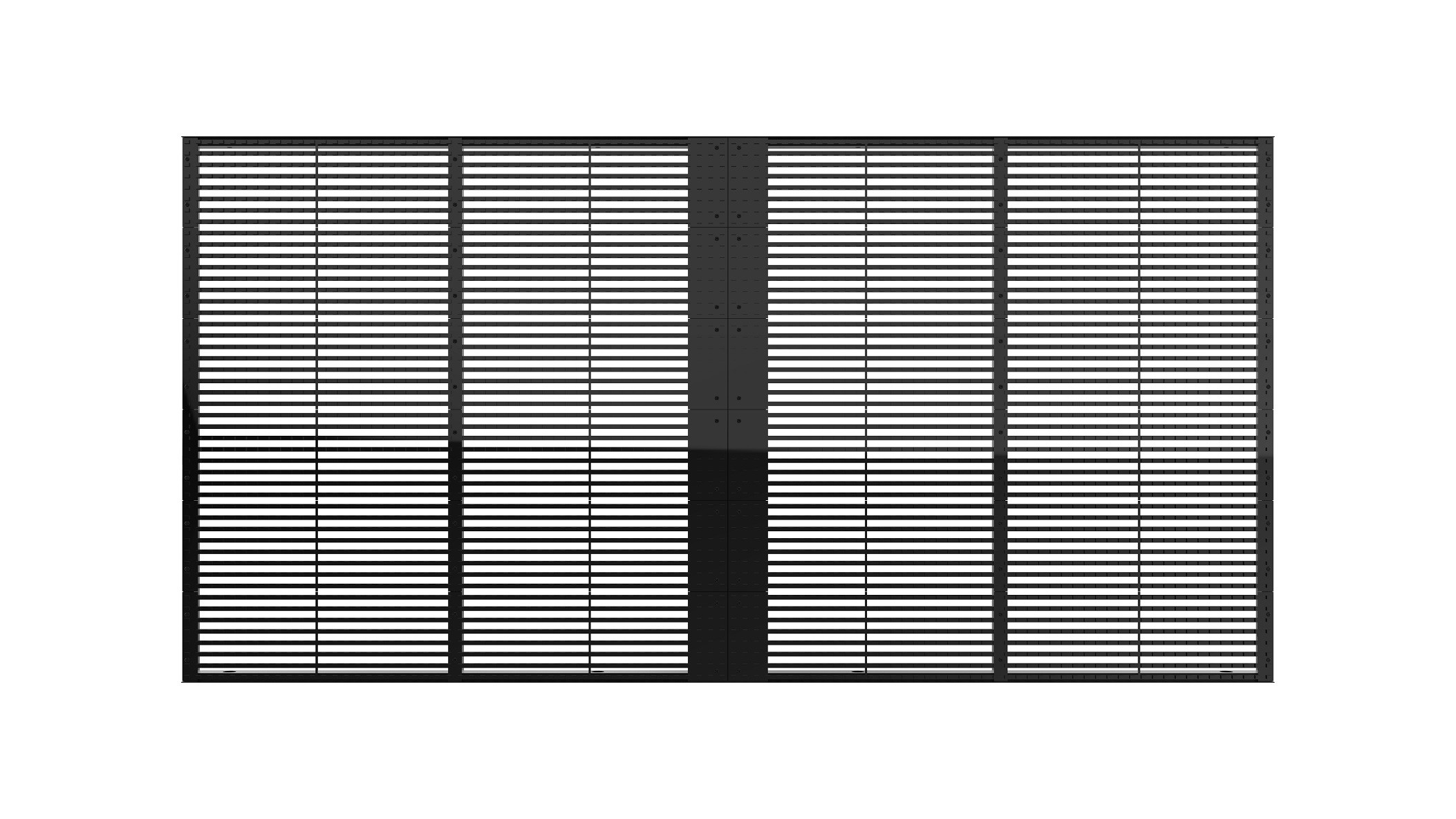 High Brightness Glass Wall Led Display , P7.82x7.82mm Clear Led Screen