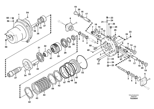EC700B volvo part scheme