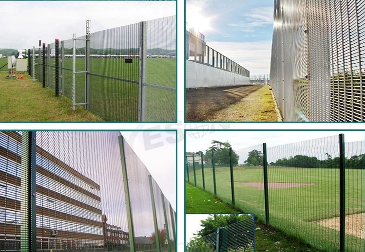 High Security 4.5mm 358 Mesh Fencing For Prison