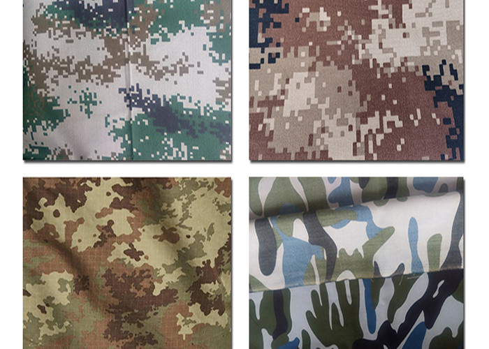 Fabric supplier Weaving Print Cotton Camoflage Fabric Anti Tear Cloth for Garment