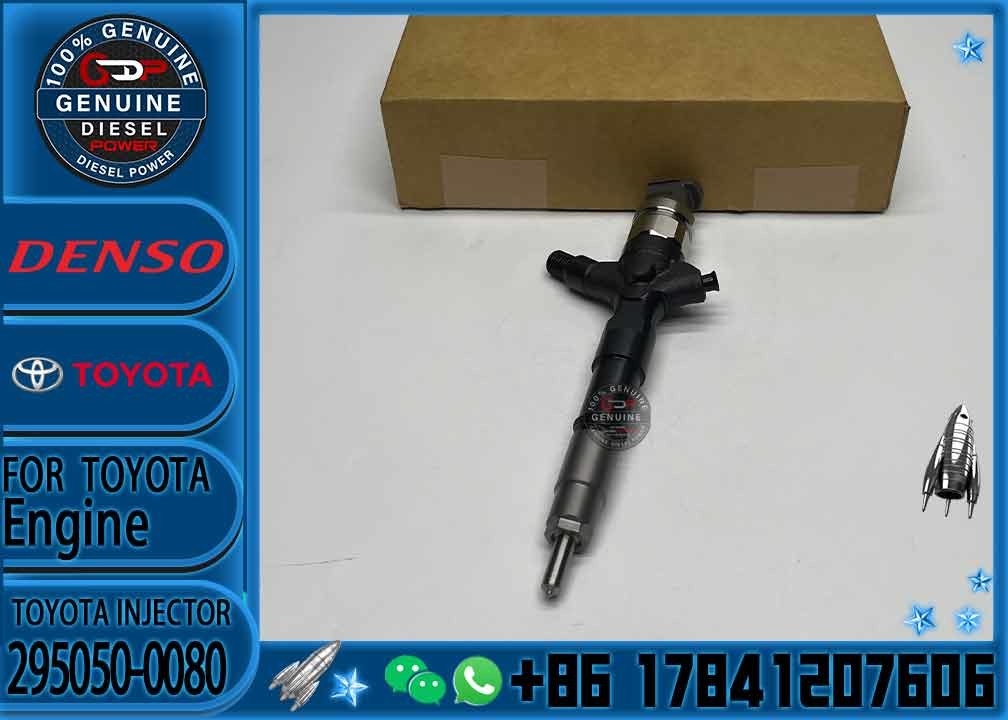 High Quality Diesel Fuel Injector 295050-0080 295050 0080 Common Rail Injector 2950500080 295050-0081 295050-0082 for To