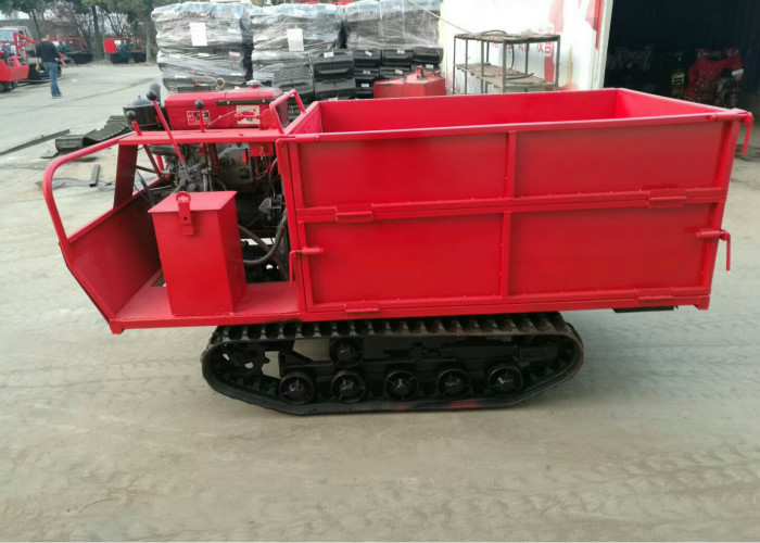 Enclosed 4T 60kw Wetland Crawler Track Transporter