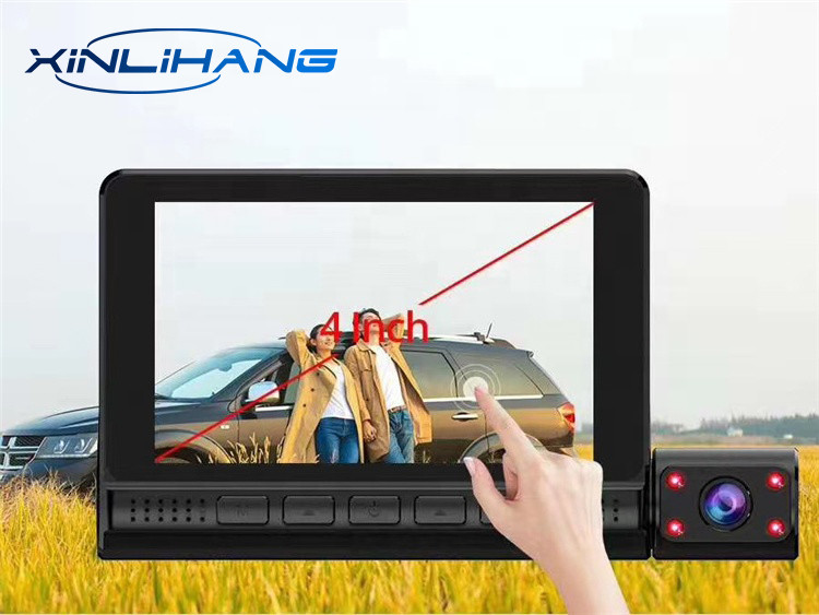 4Inch Touchscreen Wireless Dashboard Camera Dashboard DVR System GSensor Motion Detection