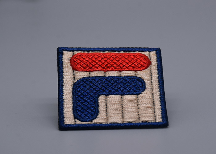 3D Said Custom Renewable Yarn Embroidery Patch For Garments