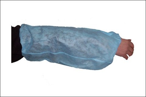 Single Use Clear Plastic Sleeves SPP Non-Woven Fabirc Size 40 X 20 Cm