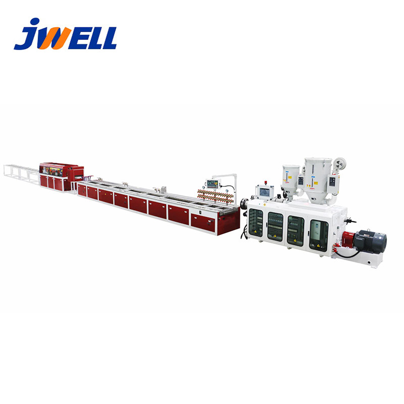 Jwell Plastic Recycling PVC/PE/PP Window Door Frames/ Ceiling Board/ Outdoor Decorations Pipe/ Profile Extrusion Making