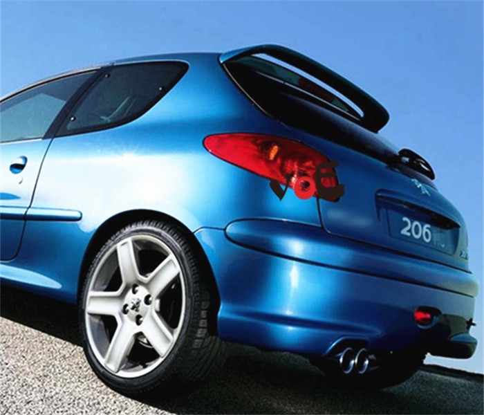 Professional PEUGEOT 206 Hatchback Car Roof Spoiler 136*12*42cm Size