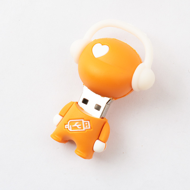 2.0 3.0 PVC Cartoon Usb Flash Drive 16G 64G Full Memory FCC certification