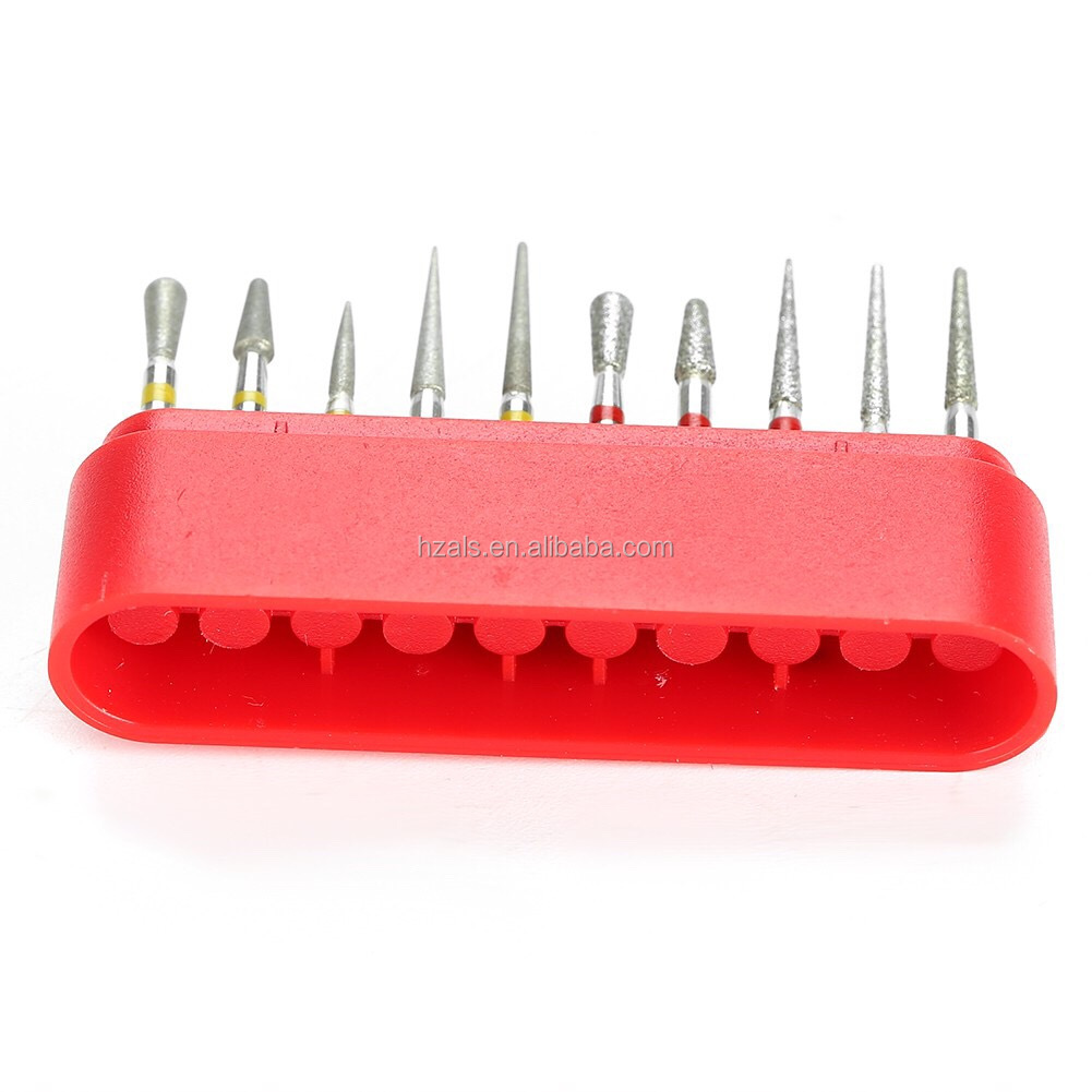 Metal Dental Lab Bur Holder Block Box High Low Speed 30 Holes