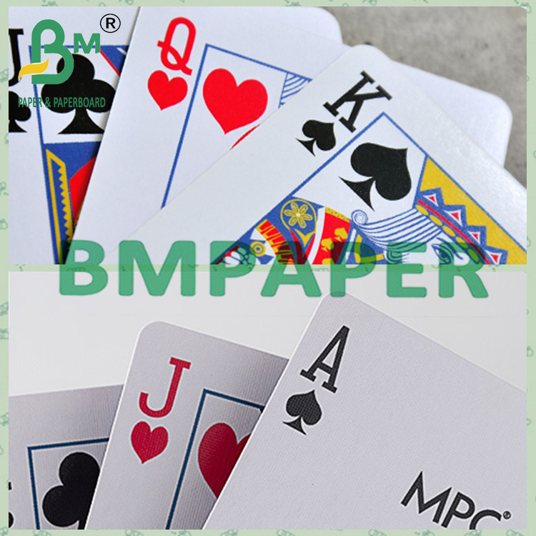 Smooth Finish Professional Standard Playing Card Stock Paper With Blue Core
