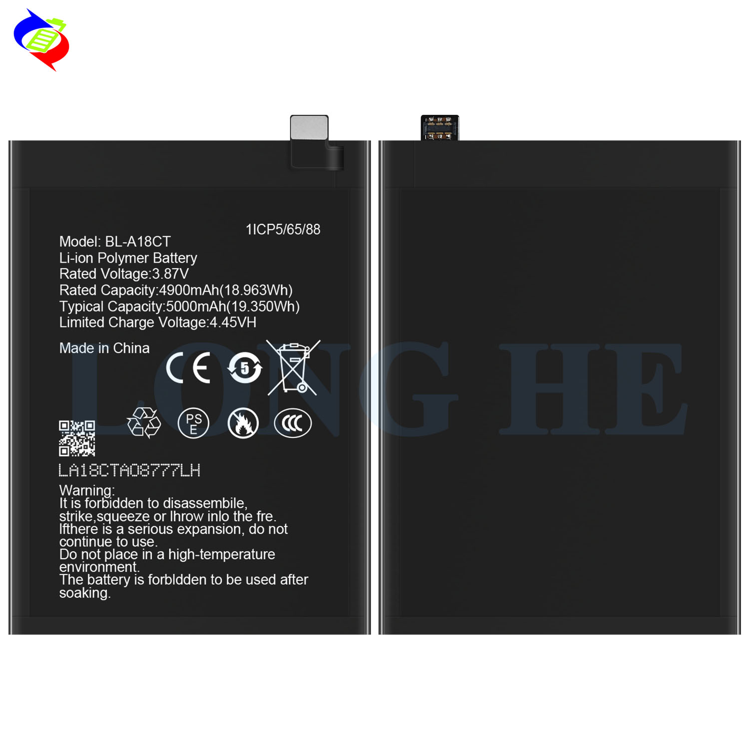 Original BL-A18CT Battery for Infinix GM 21 Plus 5000mAh High Capacity and 100% Healt