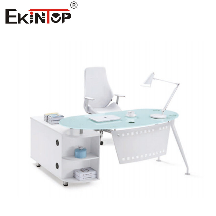 glass computer desk