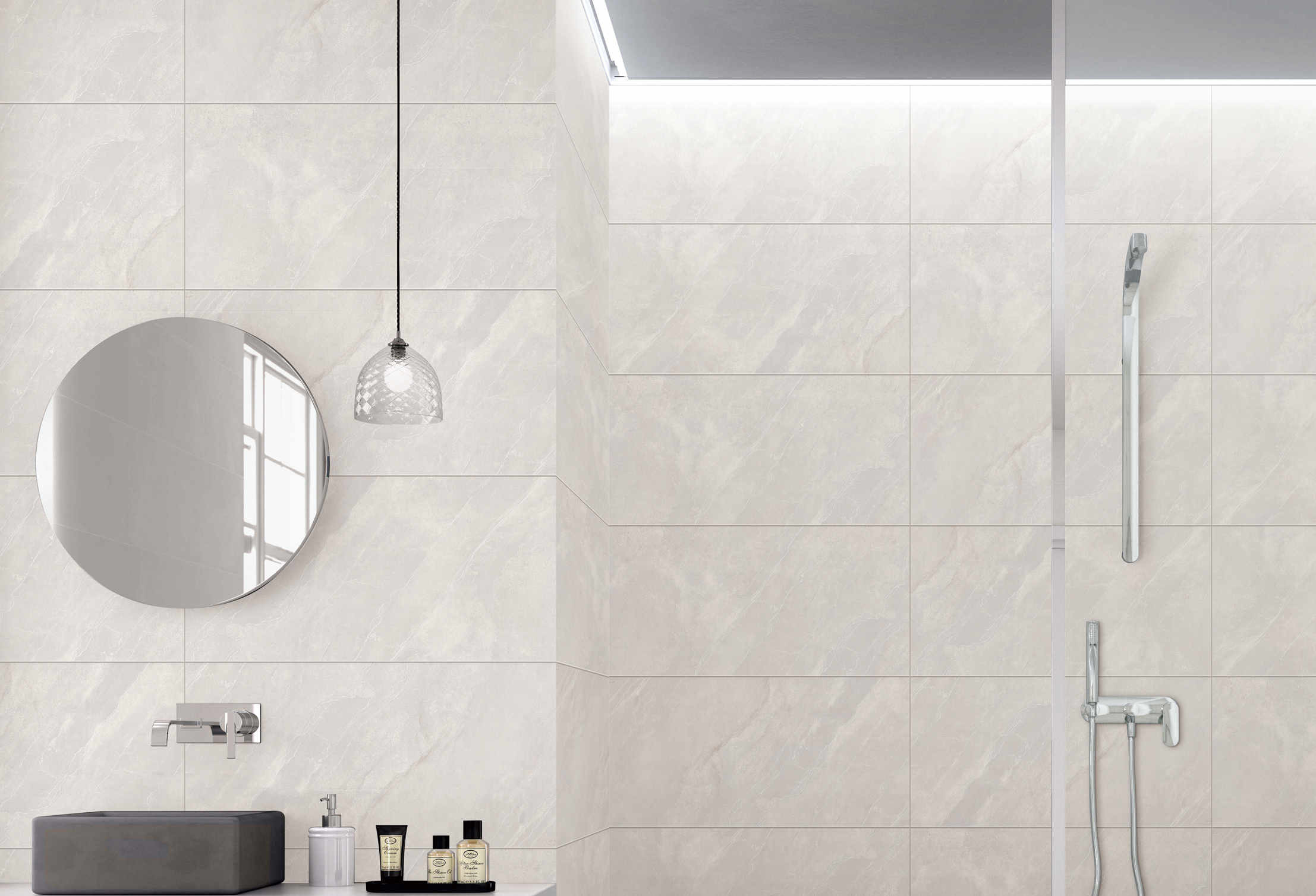 Fashion Marble Design Rustic Ceramic Tile Beige Color 400*800 mm Size