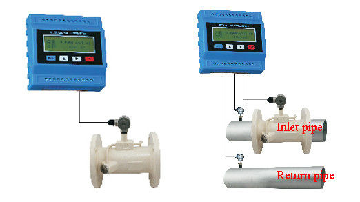 Fixed Inline Ultrasonic Flowmeters By Transit Time Multi - Liquid Velocity Determine