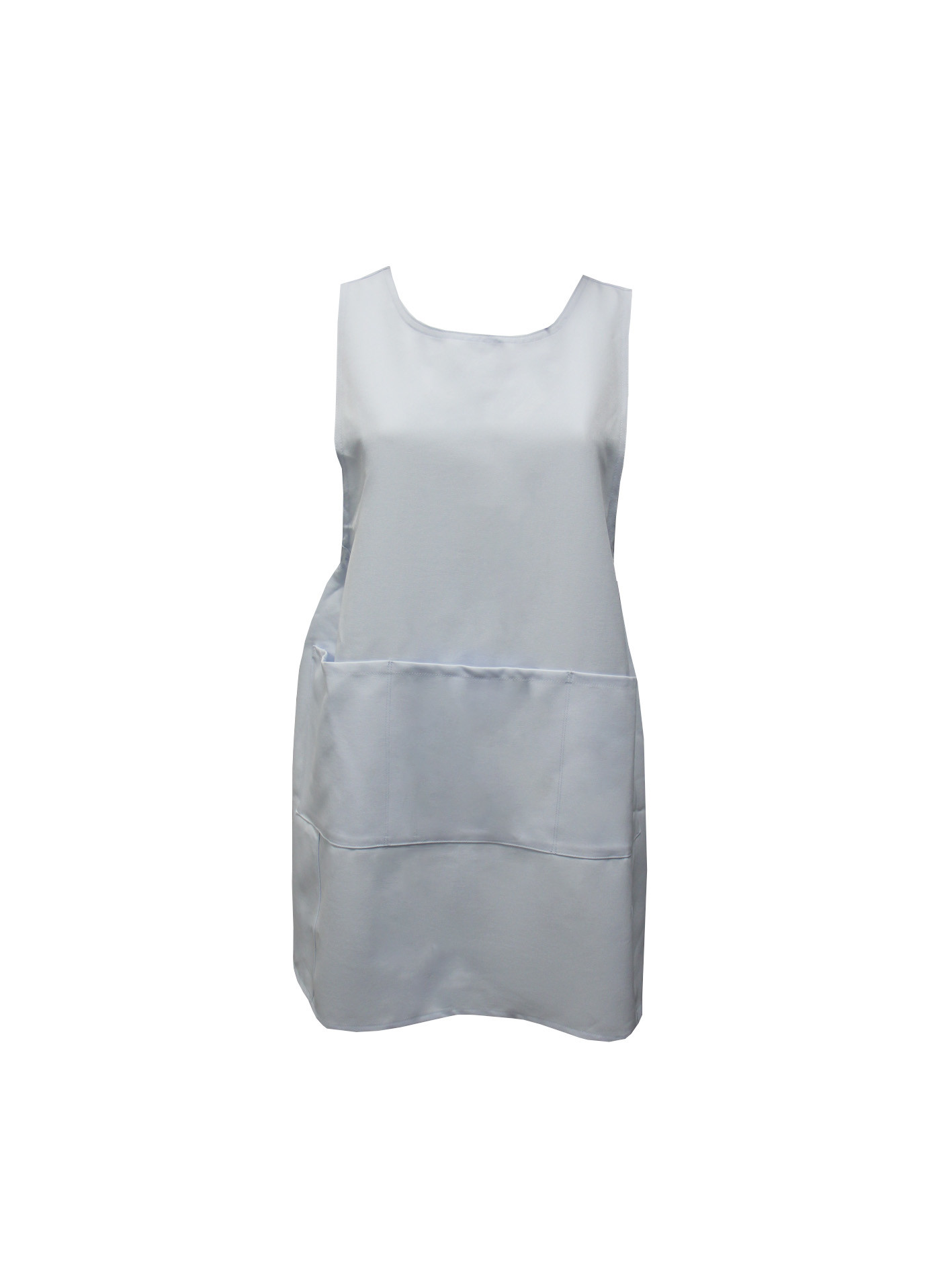 195GSM Chef Works Bib Apron Polyester 80% Cotton 20% Light Blue Color