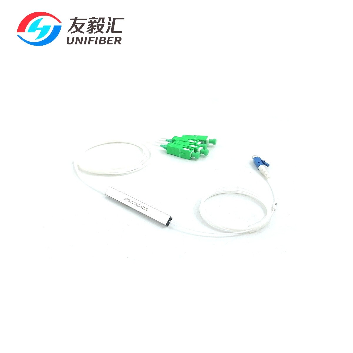 1x4 PM PLC Splitter 1310nm Slow Axis working SC/APC