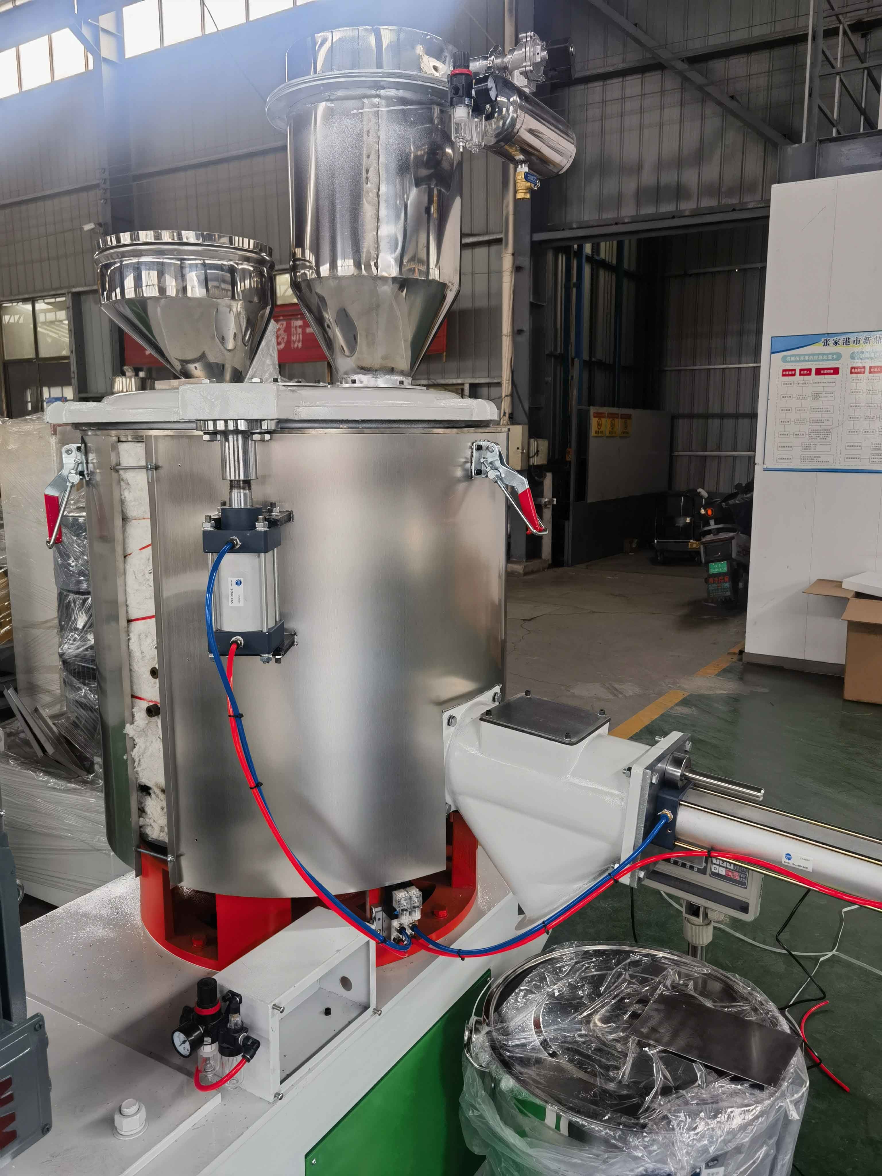 Stirring Drying Coloring Resin PVC PP PE Rubber Chemical Mixing High Speed Heating & Cooling Plastic Mixer