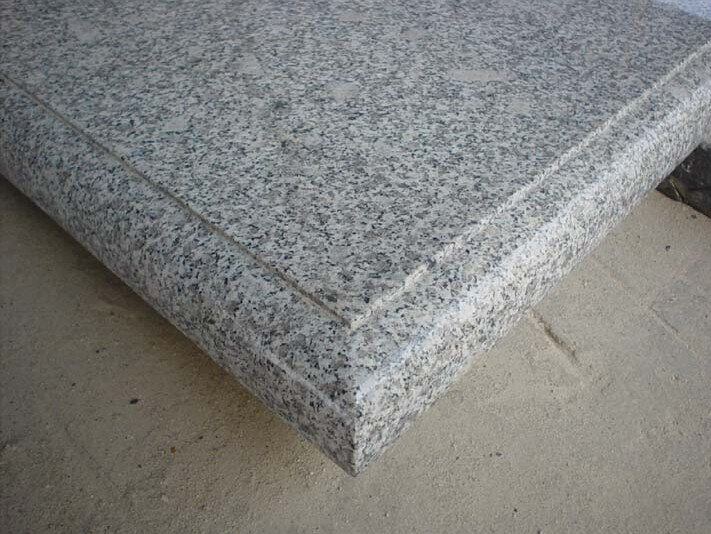 Large Flamed Granite Stone Natural G603 Bianco Crystal Grey Granite Slab
