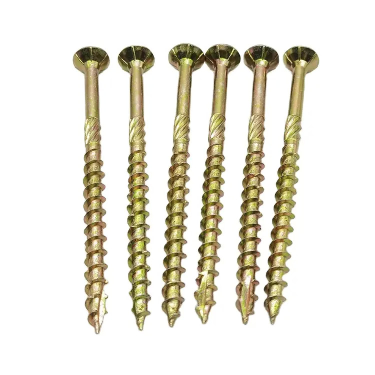Chipboard Screws Galvanized Flat Head Torx Drive Wood Screws Carbon Steel Fastener