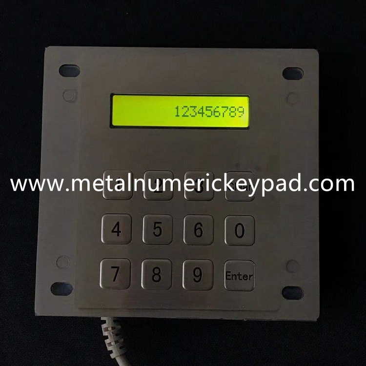 Ss 304 Led Display Waterproof Numeric Keypad 12 Key Industrial