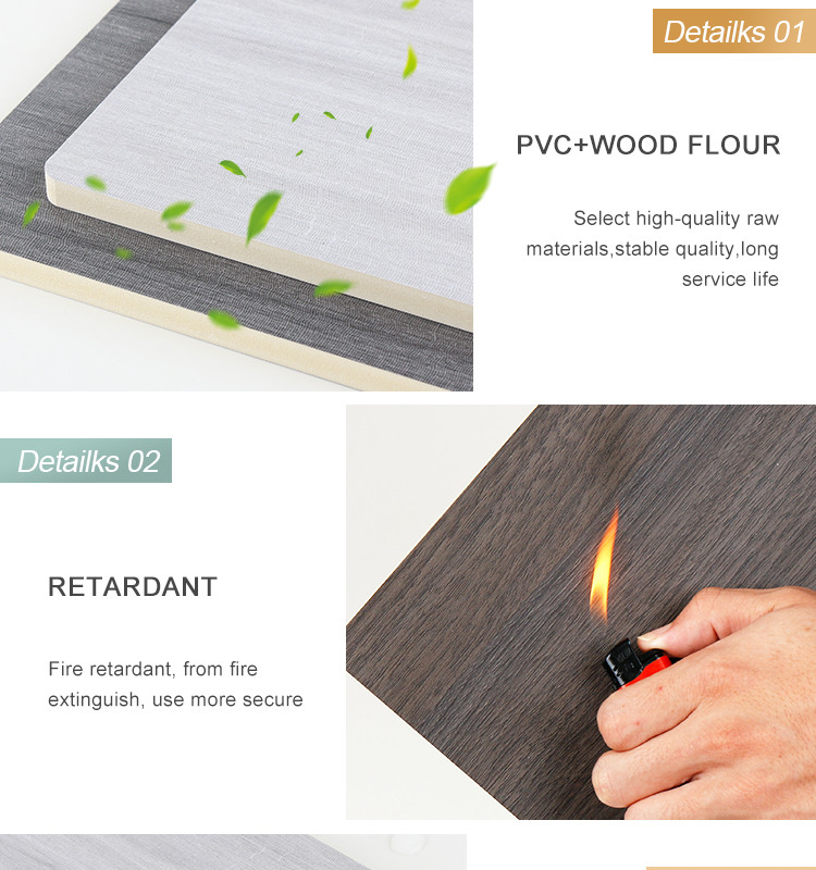 Wood Grain Wall Panels Bamboo Charcoal Wood Veneer 5mm 8mm