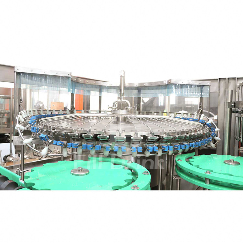 25000BPH Small Scale Juice Bottling Equipment Washing Liquid Discharger