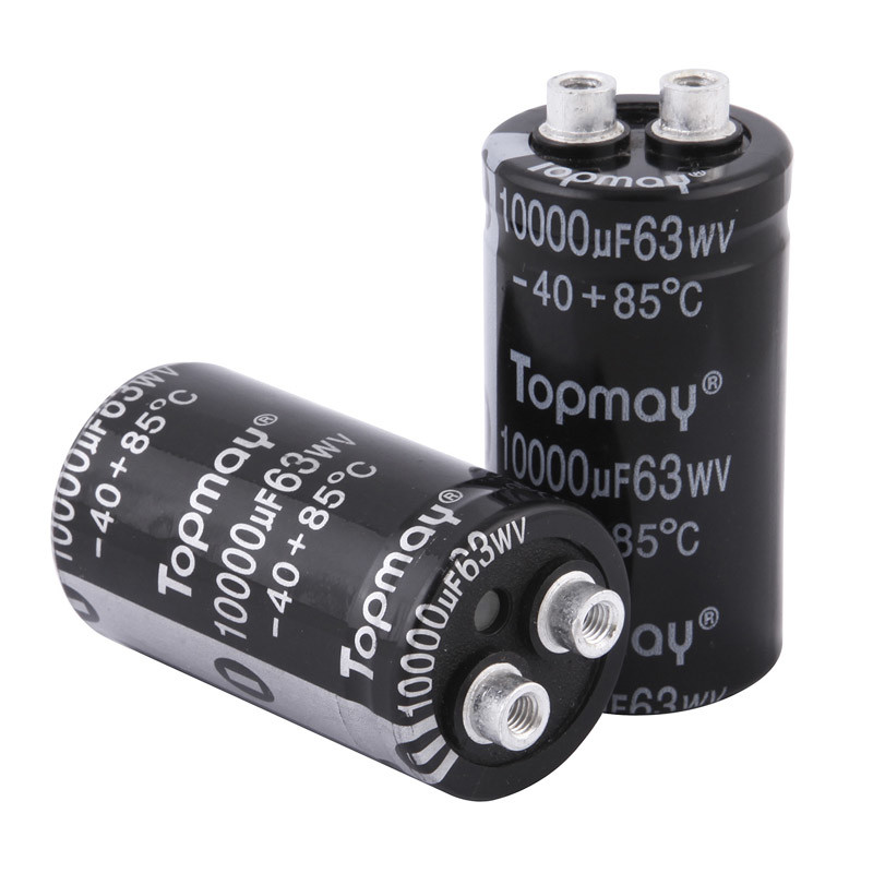 Screw Terminal Aluminum Electrolytic Capacitor For Power Converters 10000uF 63V 85C