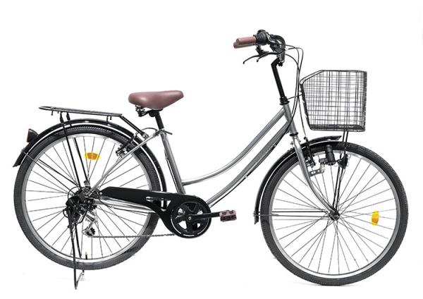 Customized 26 Inch Urban City Bicycles Shimano Bike Womens Ergonomically