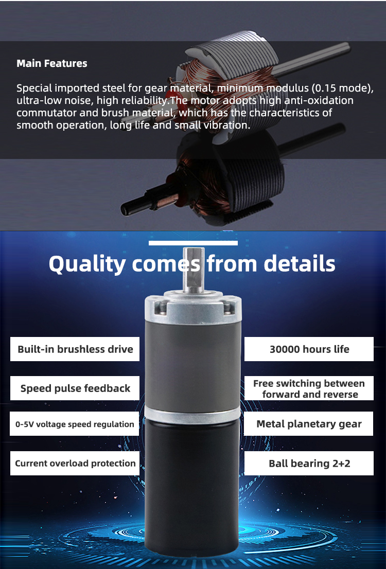 Faradyi Customized 57mm Planetary Gearbox Motor 12v Powerful Dc High Torque Low Rpm Gear Motor 10nm Dc Motor